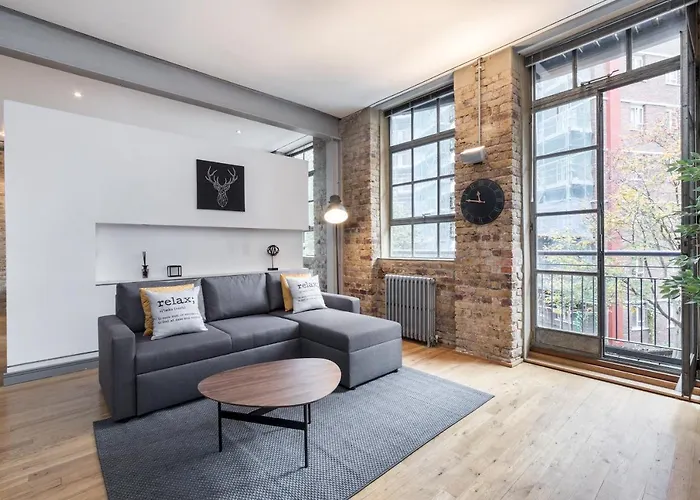 Silk House, Really Cool Warehouse One Bedroom Apartment In Clerkenwell